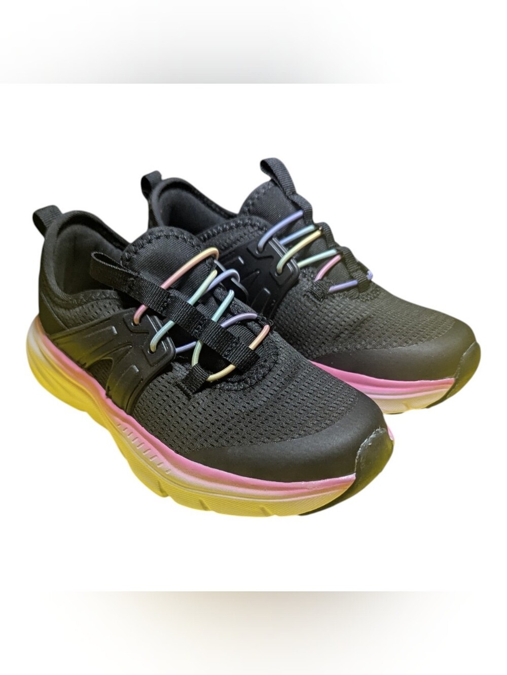 Athletic Works Little Kid Athletic Shoes Sz 13 Black Pink